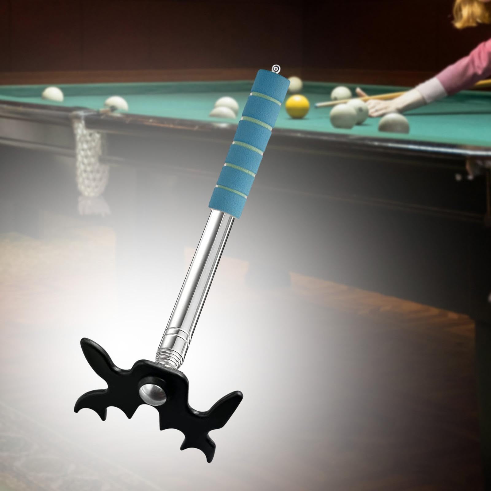 Rockible Punte retráctil Puente Cue Stick Snooker Bridge Rester para Juego de Interior