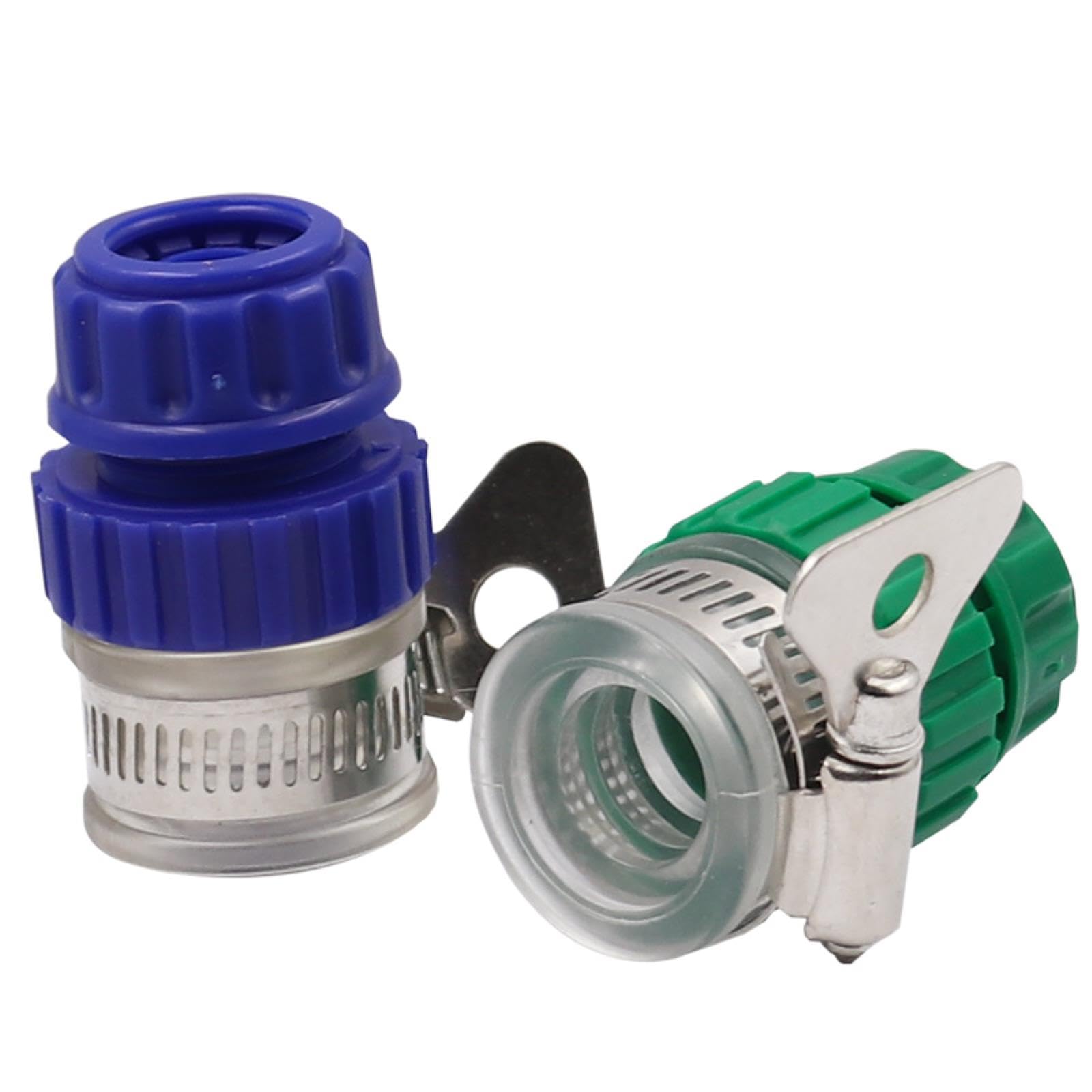 Connettore Universale Per Rubinetto E Tubo Da Giardino - Adattatore In Acciaio Inox Con Impugnatura Gomma - Multiuso