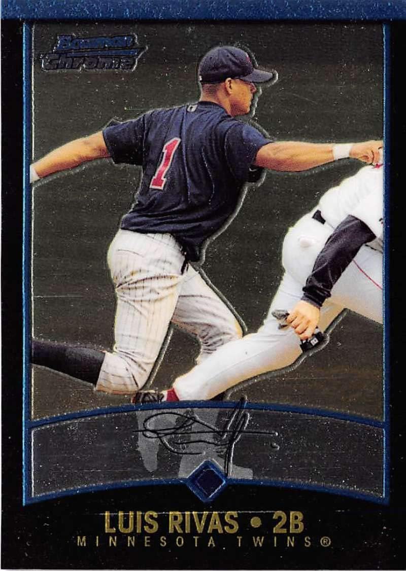 Amazon.com: Baseball MLB 2001 Chrome #302 Luis Rivas NM-MT Twins ...