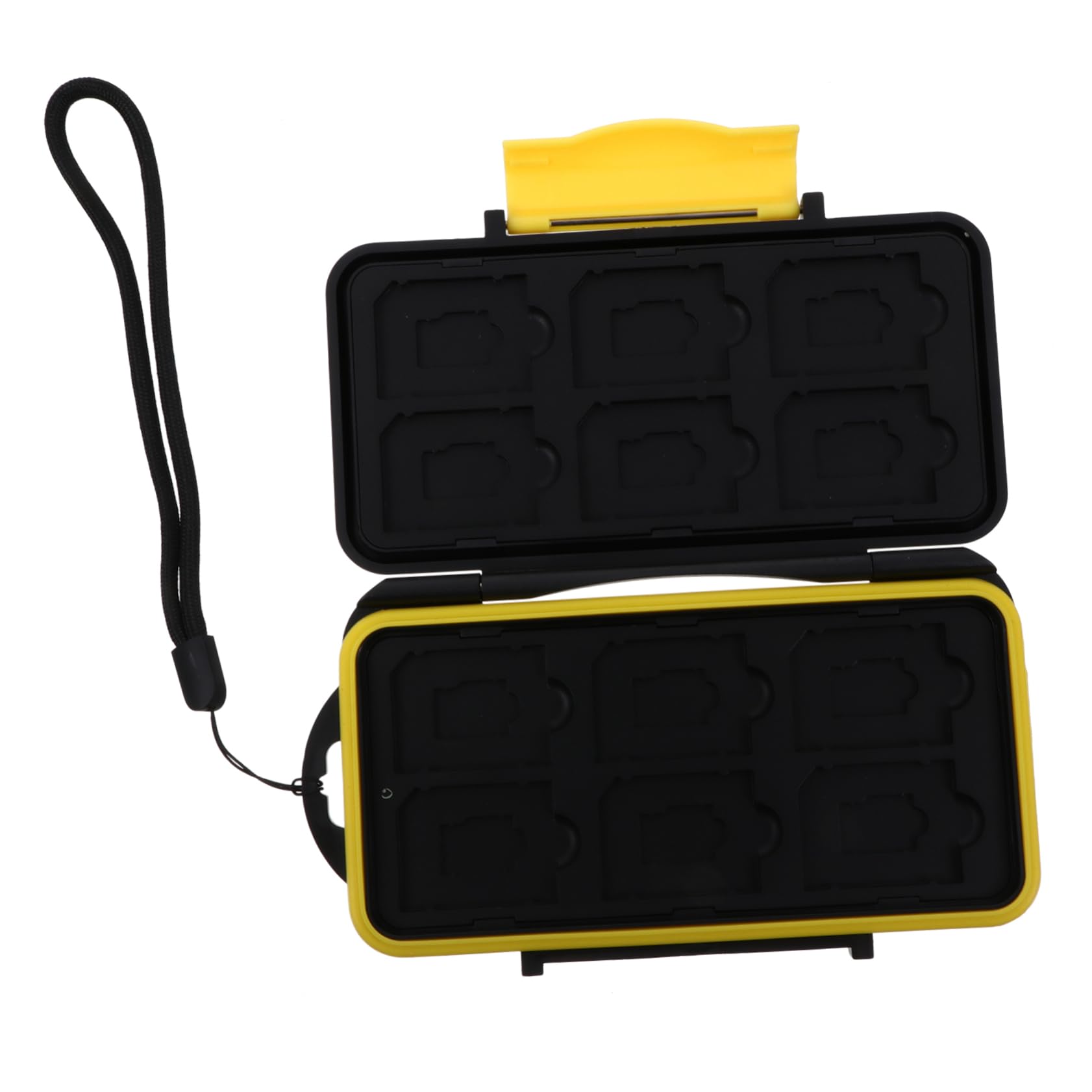 ARTIBETTER 1pc Drop Resistant Memory Card Storage Case for and Cards Shockproof Holder for Phone and Camera Ergonomic Locking System and Design