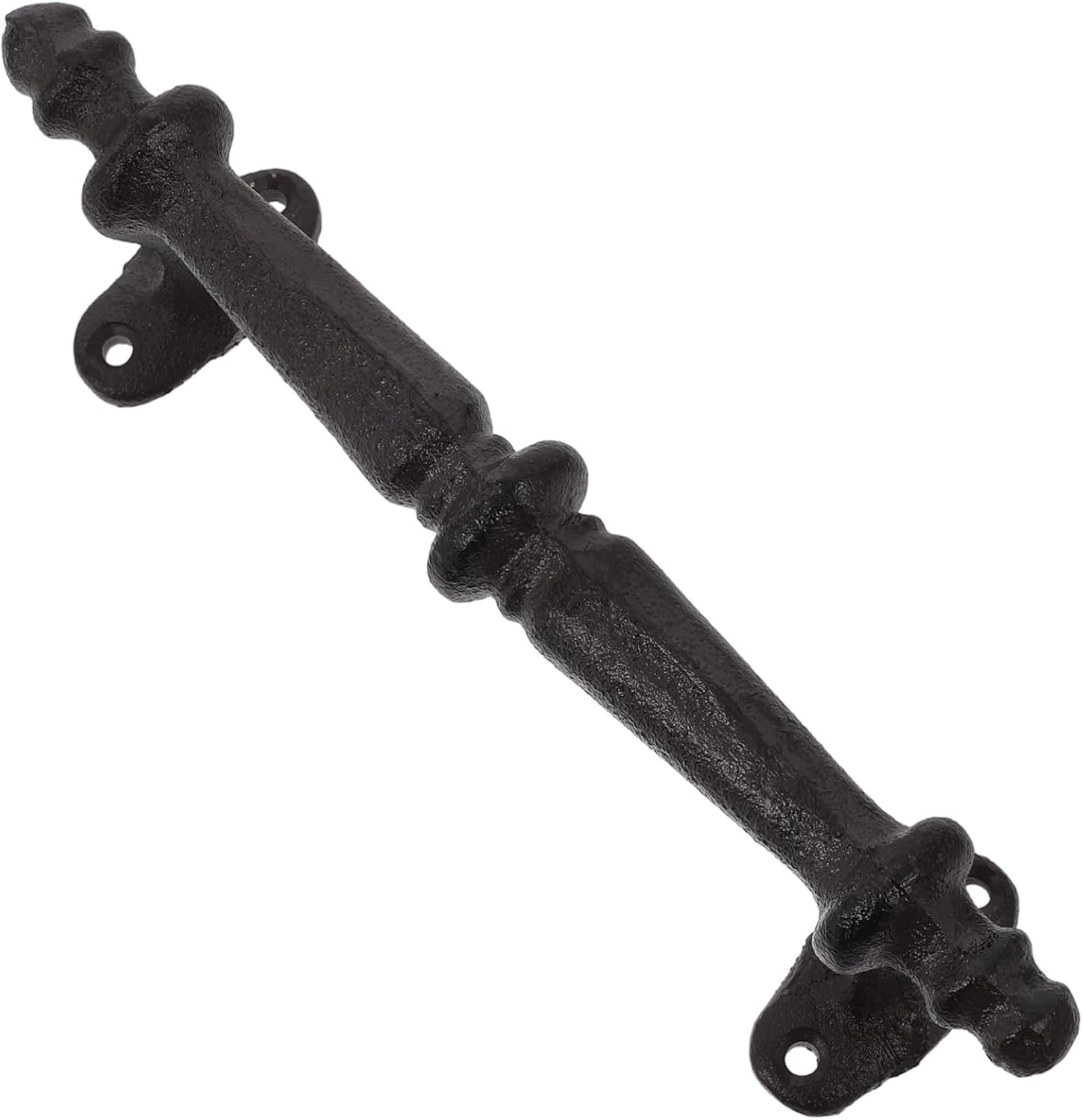 Solid Iron Door Handle Heavy Duty Outdoor Gate Handles Vintage Furniture Hardware Easy Install for Garden Gates