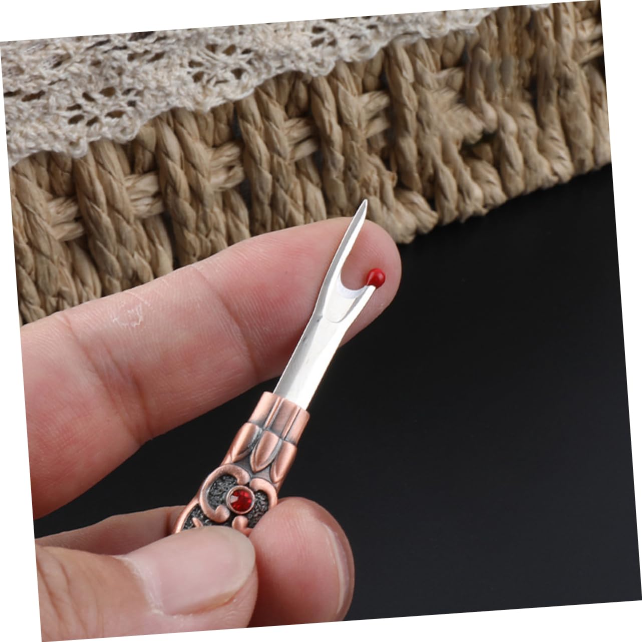 Operitacx 3piezas Descosedor De Costuras Antiguo Herramienta De Remoción De Hilos Desgarrador De Puntadas Mango Ergonómico y Diseño Profesional Para Manualidades y Bordado