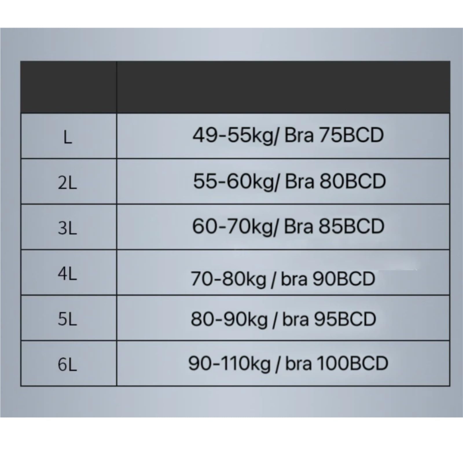 Sujetador de Mujer Sujetador básico de Encaje Talla Grande for Mujer, 3 Piezas, antiflacidez, Fino, con Relleno, Seda Helada, sin Costuras para Diario(2L (50-60kg),Dark Grey)