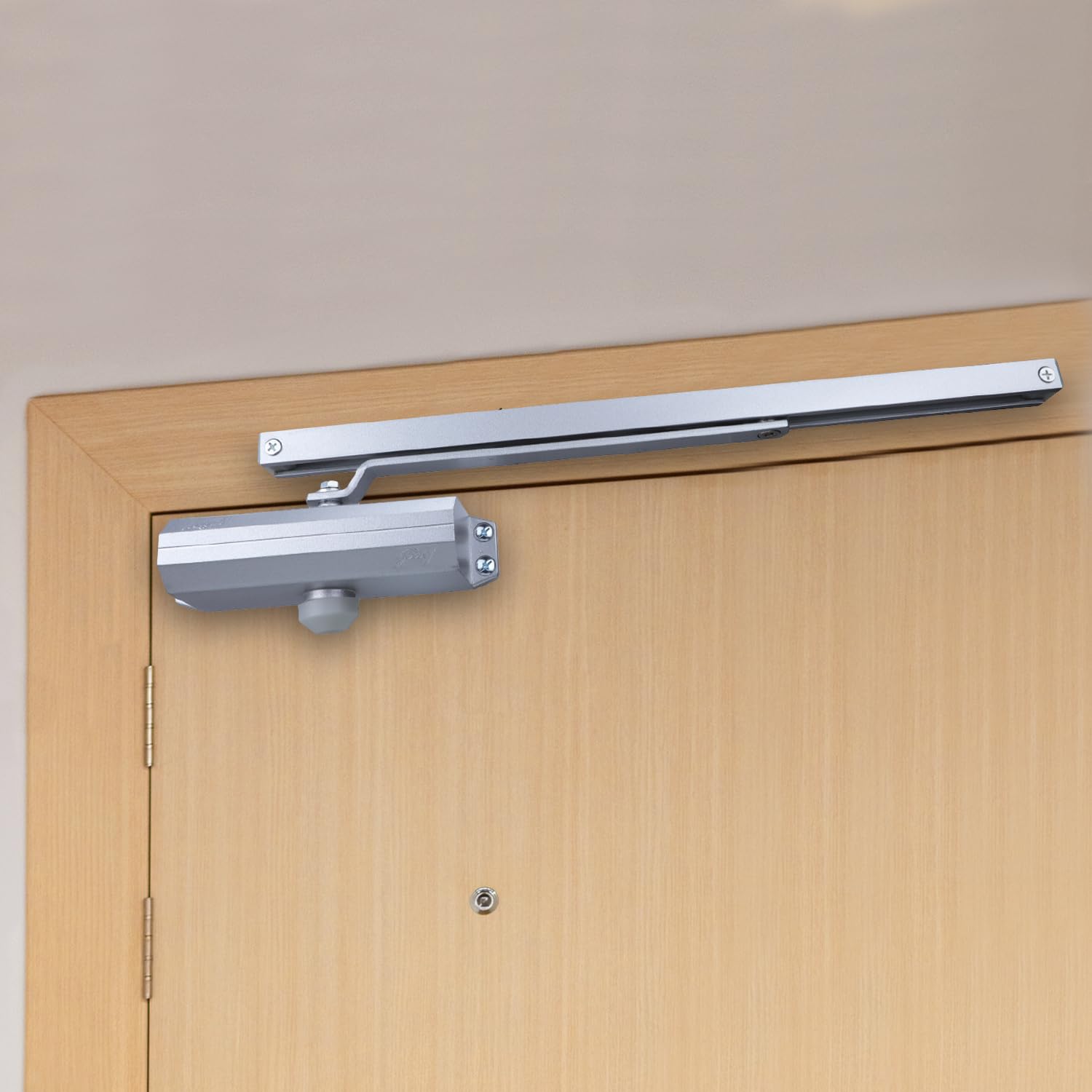 Godrej Door Controls I C-071 Hydraulic Door Closer with Pelmate Arm I for Wooden, Aluminum & Metal Doors I Adjustable 2speed I for Offices&Home I Door Weight Upto 60 KG I Sliver Finish (B07HB7ZBQ1) Amazon Price History, Amazon Price Tracker