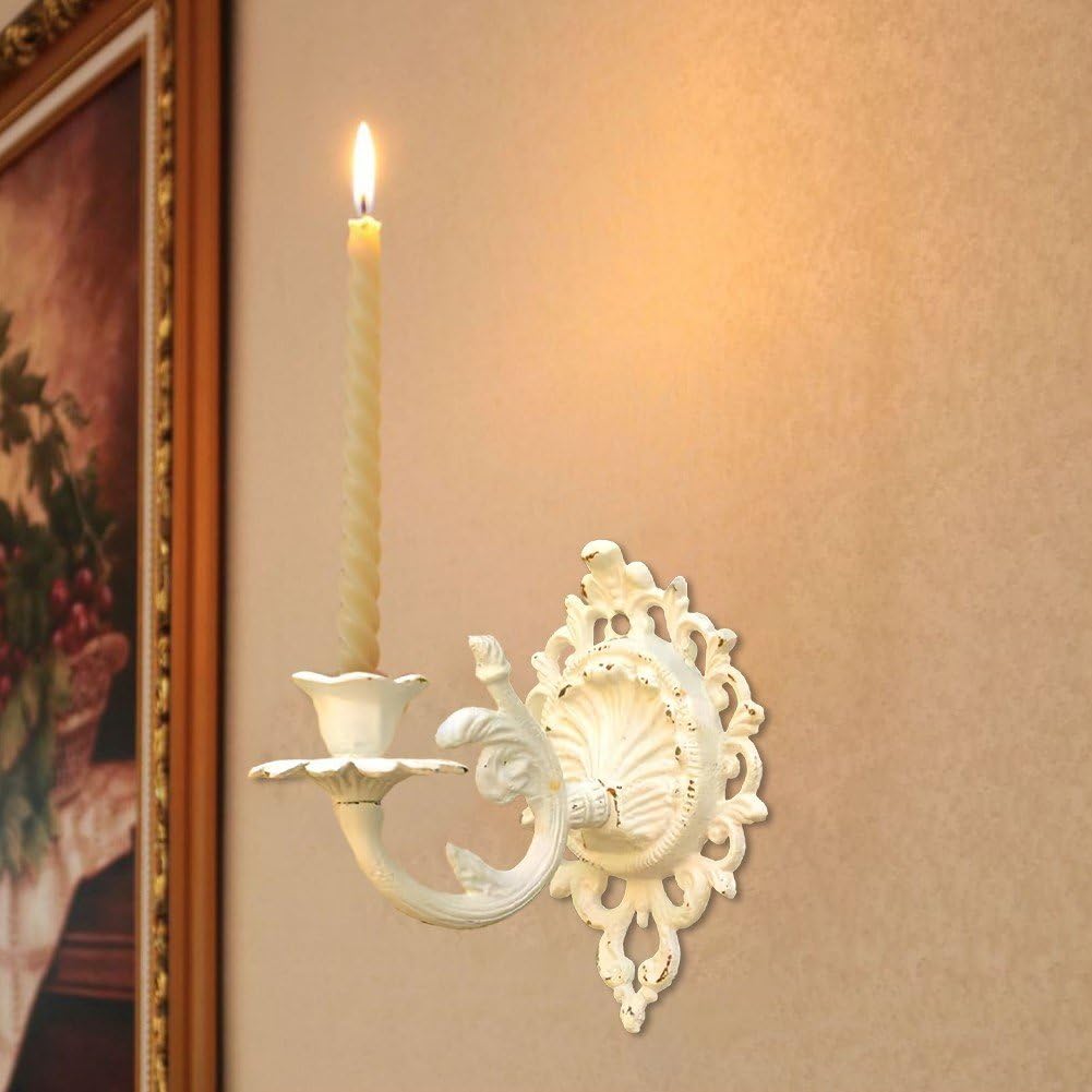 2 Stück Wandkerzenhalter, Hängender Wandkerzenständer, Vintage-kerzenhalter Zur Wandmontage Für Die Dekoration Zu Hause, Im Wohnzimmer, Im Schlafzimmer