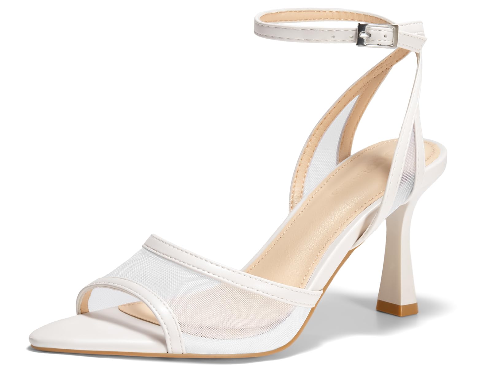 Coutgo Womens Kitten Heels Sandals