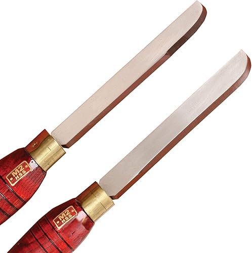 Miniatura 2 de PSI Woodworking LCSIDE2 - Juego de 2 cinceles de raspador lateral interior de extremo redondo