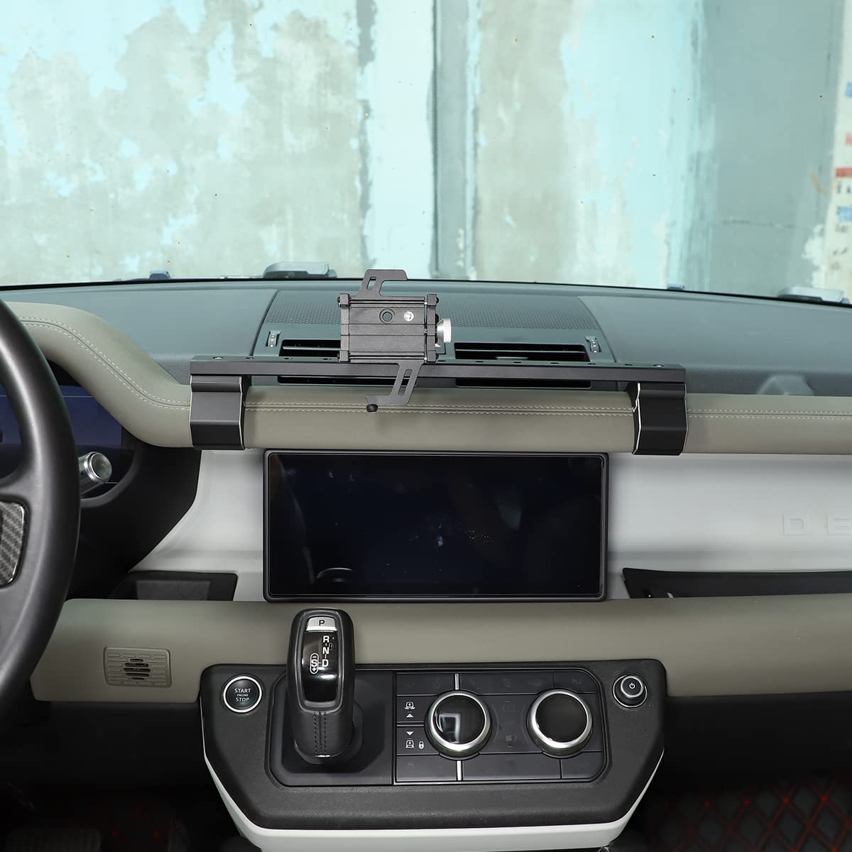 Samochodowy uchwyt na telefon / uchwyt na telefon Walkie Talkie/uchwyt radiowy pasuje do Land Rover Defender 90 110 130, wielofunkcyjny uchwyt na deskę rozdzielczą, uchwyt na telefon komórkowy (dla