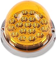 Vista 12 de GRAND ORANGE Lente transparente ámbar LED marcador de luz de señal de giro lámpara con base universal