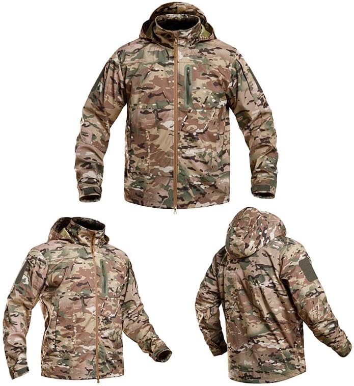 Tactical Hoody Jacket Outdoor Sports Camouflage Coat Combat Clothing BDU Airsoft Hunting Shooting Battle Dress