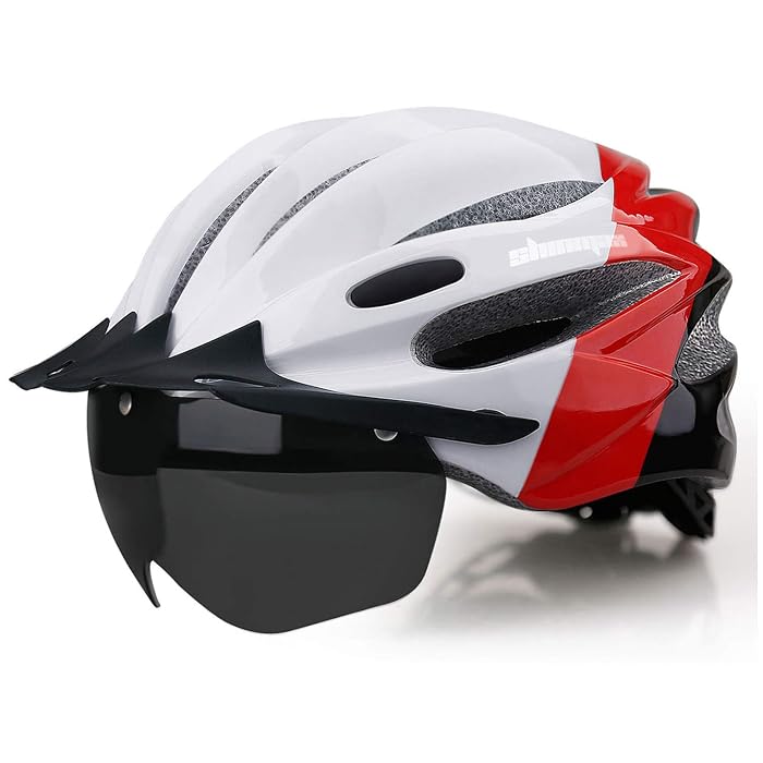 Buy Shinmax Bike Helmet With LED Light Cycling Helmet with Rechargeable