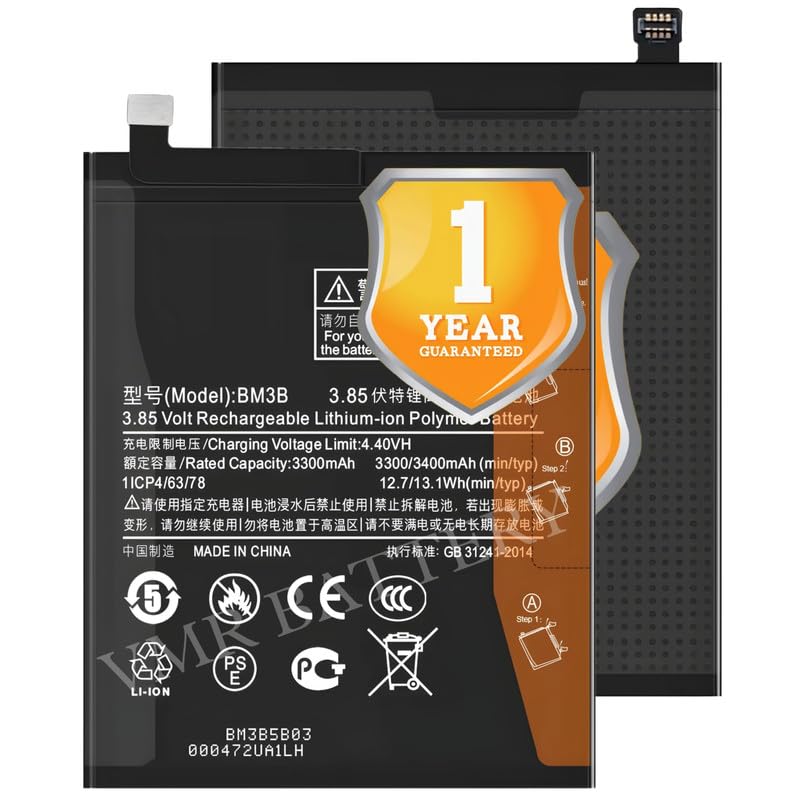 Image of Original BM3B Battery Compatible for Mi Mix 2 (MDE5) | Mix 2S (M1803D5XA) - (3400mAh) - 1 Year Warranty K7