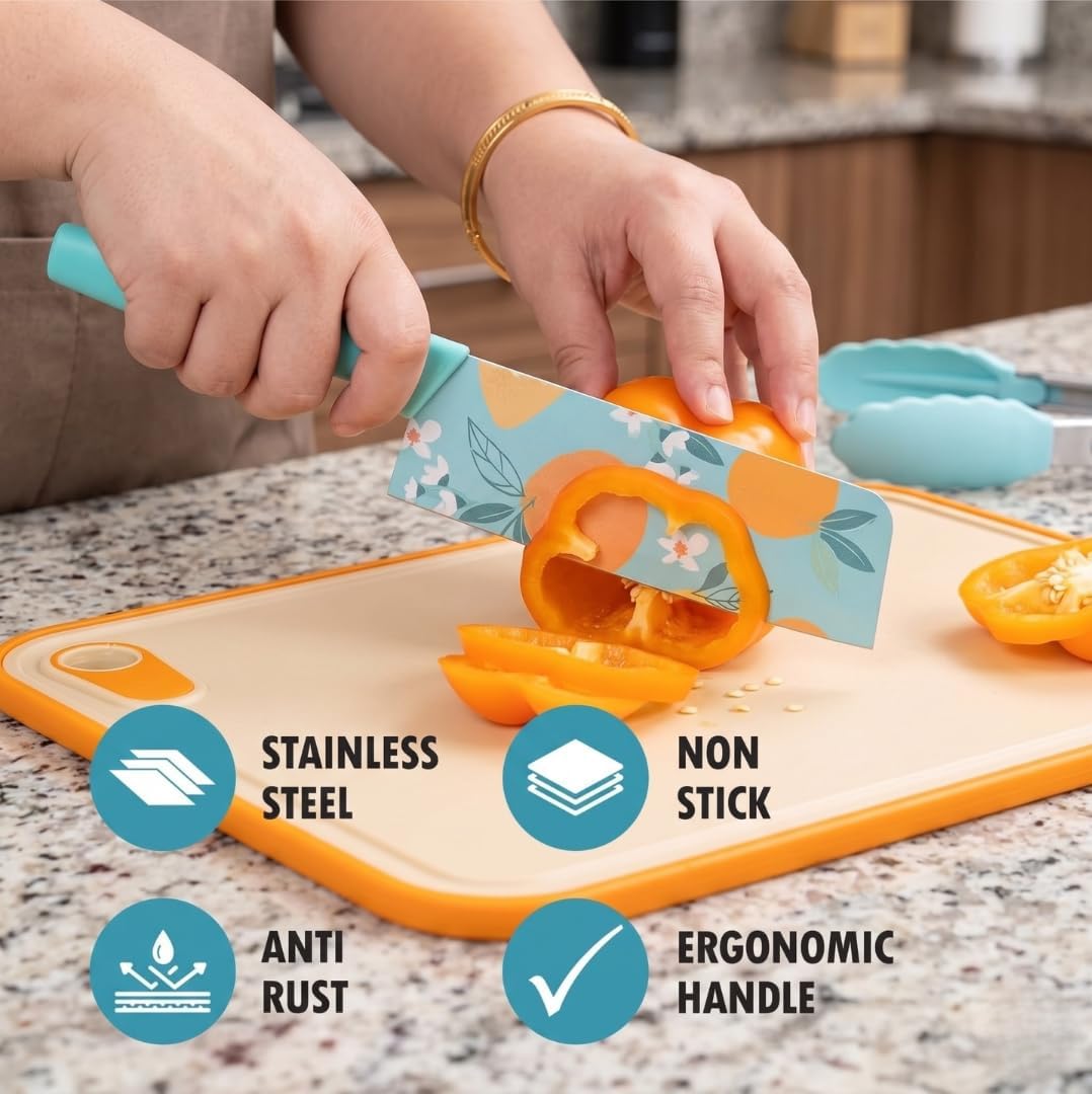 Buy Premium Stainless Steel Chef Knife Set for Kitchen Use