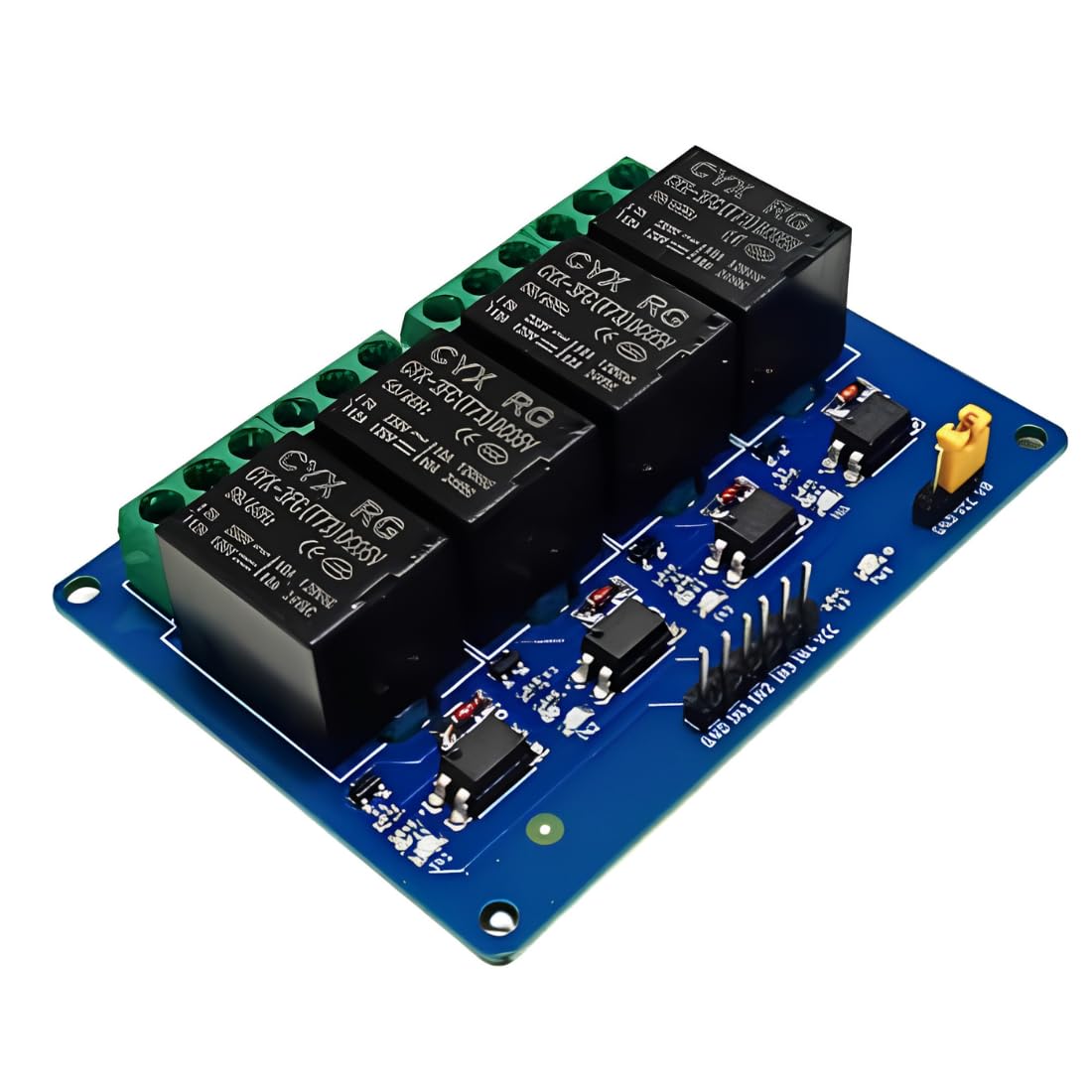 Robocraze 4-Channel Relay Module Board | 5V Relay Module with Optocoupler for boards compatible with Arduino-picture-22
