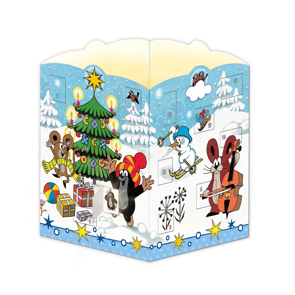Trötsch Der kleine Maulwurf Windlicht Adventskalender: Karte Weihnachtskarte Adventskarte Adventsgrüße