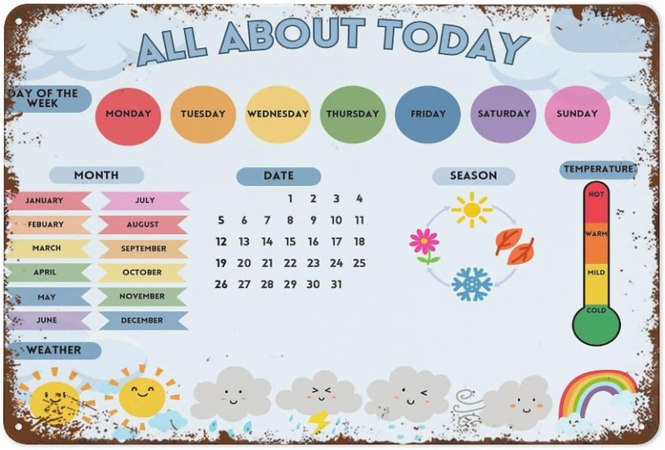 Morning Board Kids Daily Calendar Today All About Today
