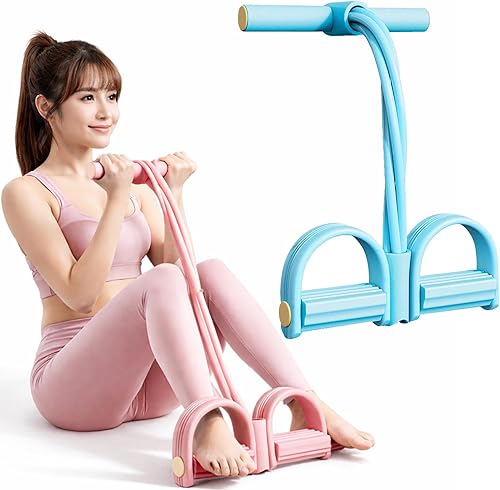 Miniatura 8 de Gentle Fit Band,Pedal Resistance Band with Handle,Multifunction Tension Rope,Tube Pedal Resistance Device,Foot Resistance Bands with Handles