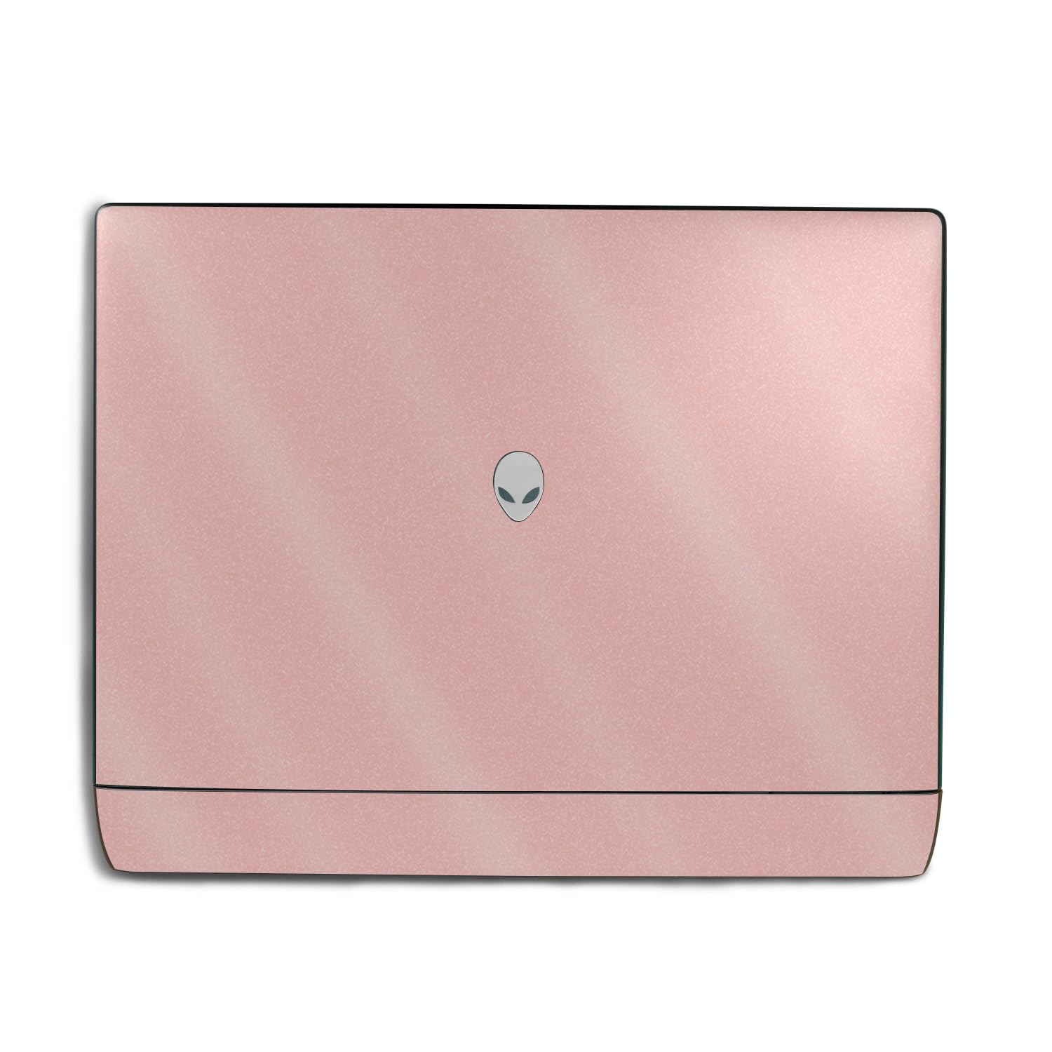 Glossy Glitter Laptop Skin Compatible with Alienware 18 Area-51 (2025) - Solid Blush - Premium 3M Vinyl Protective Wrap Decal Cover - Easy to Apply | Crafted in The USA by MightySkins