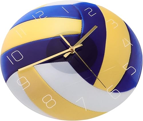 Garneck Reloj de pared deportivo para baloncesto, silencioso, decorativo, silencioso, para sala de estar, dormitorio, habitación de los niños