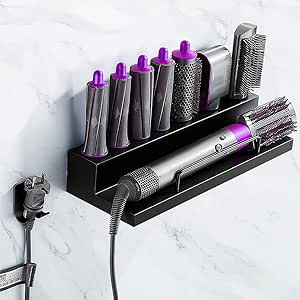 iulrtba Föhnhouder Wand Zonder Boren, Föhnhouder voor Dyson Airwrap