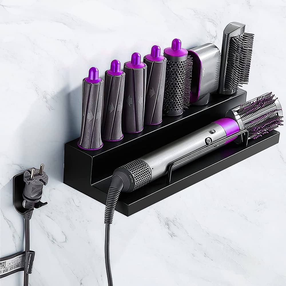 Support de Rangement Remplacement pour Dyson Airwrap Styler, Support Mural pour Friser Les Cheveux Support Mural pour sèche-Cheveux Dyson Airwrap Styler pour Salle de Bain à Domicile