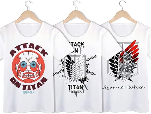 Amazon 進撃の巨人 Tシャツ 子供服 半袖 夏用 兵長 リヴァイ 三笠 調査兵団 自由の翼 日常服 シンプル風 薄い 肌着 カジュアル 柔らかい おしゃれ アニメ コスプレ衣装 通学通勤 誕生日 学園祭 文化祭 プレゼント 男女兼用 01 110cm 子供 アニメ 萌えグッズ 通販
