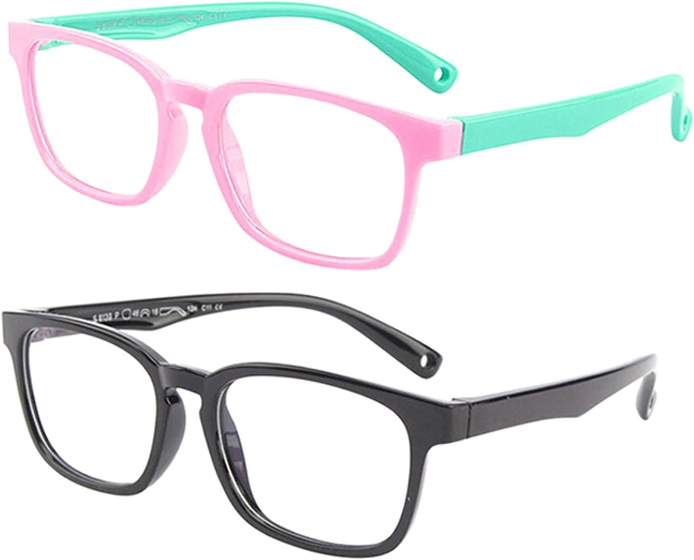 COOPER 608 Kids Blue Light Blocking Glasses - for Children Ages 3-12 – UV Protection from Computer, Screen Reading and Gaming to Alleviate Eye Strain