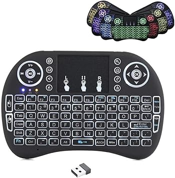 Amazon Co Jp ミニ キーボード ワイヤレス式 2 4ghz 無線 マウスホイール付き タッチパッド搭載 マウスセット一体型 マウスセット ポータブル 超小型 多機能ボタン Usbレシーバー付き 7色自由変換 Amazon Fire Tv Ps3 Ps4 Ps4 Pro Htpc Iptv Android Tvボックス等対応 Amazon Co Jp ミニ キーボード ワイヤレス式 2 4ghz 無線 マウスホイール付き タッチパッド搭載 マウスセット一体型 マウスセット ポータブル 超小型 多機能ボタン Usbレシーバー付き 7色自由変換 Amazon Fire Tv Ps3 Ps4 Ps4 Pro Htpc Iptv Android Tvボックス等対応