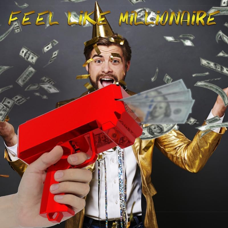 Miniatura 8 de Make it RainGusil Gold Gun for Movies That Look Real,Handheld Spary Gun for Game Movies Party Supplies