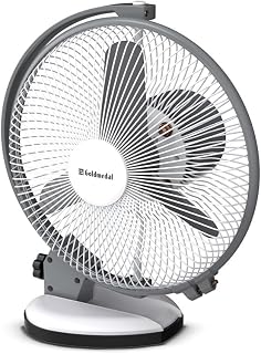 Goldmedal Tristar 225 mm Personal Fan For Home and Office | Powder Coated Metallic Finish | High Speed | High RPM | 2 year... Price In India