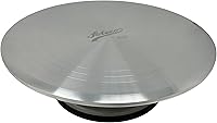 Vista 1 de Ateco 608 REVOLVING Cake Decorating soporte, 11" Ronda, apto para uso alimentario de plástico Base & parte superior, #613 - base de aluminio, 12