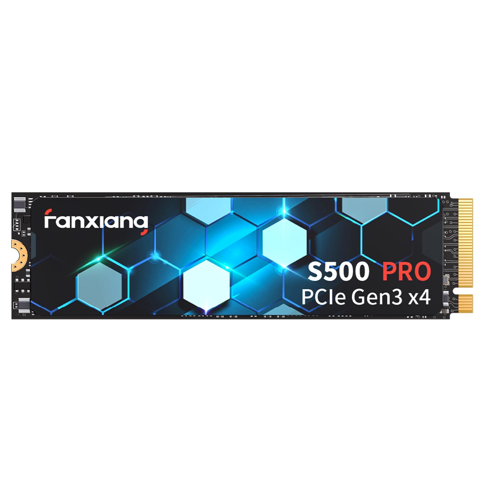 fanxiang M.2 SSD 256GB Interne NVMe SSD Festplatte PCIe 3.0, 3000MB/s Lesen, SSD M.2 2280 mit SLC Cache, Kompatibel mit Laptop, Notebook und Desktop (S500Pro)