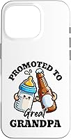 Vista 20 de Great Grandpa to Be Promoted to Great Grandpa Est. 2026 2027 Case for iPhone 16
