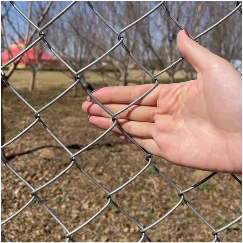 Durable Galvanized Steel Climbing Net - Flexible Outdoor Fall Protection & High Altitude Safety for Climbing, Fencing & Safety Applications - 1x8m/3.28x26.24ft