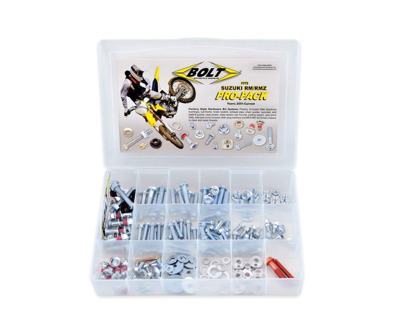 compatible avec/remplacement pour RM 125 / RMZ 250 450 - KIT VISSERIE PRO-PACK BOLT/BMH-RMPP