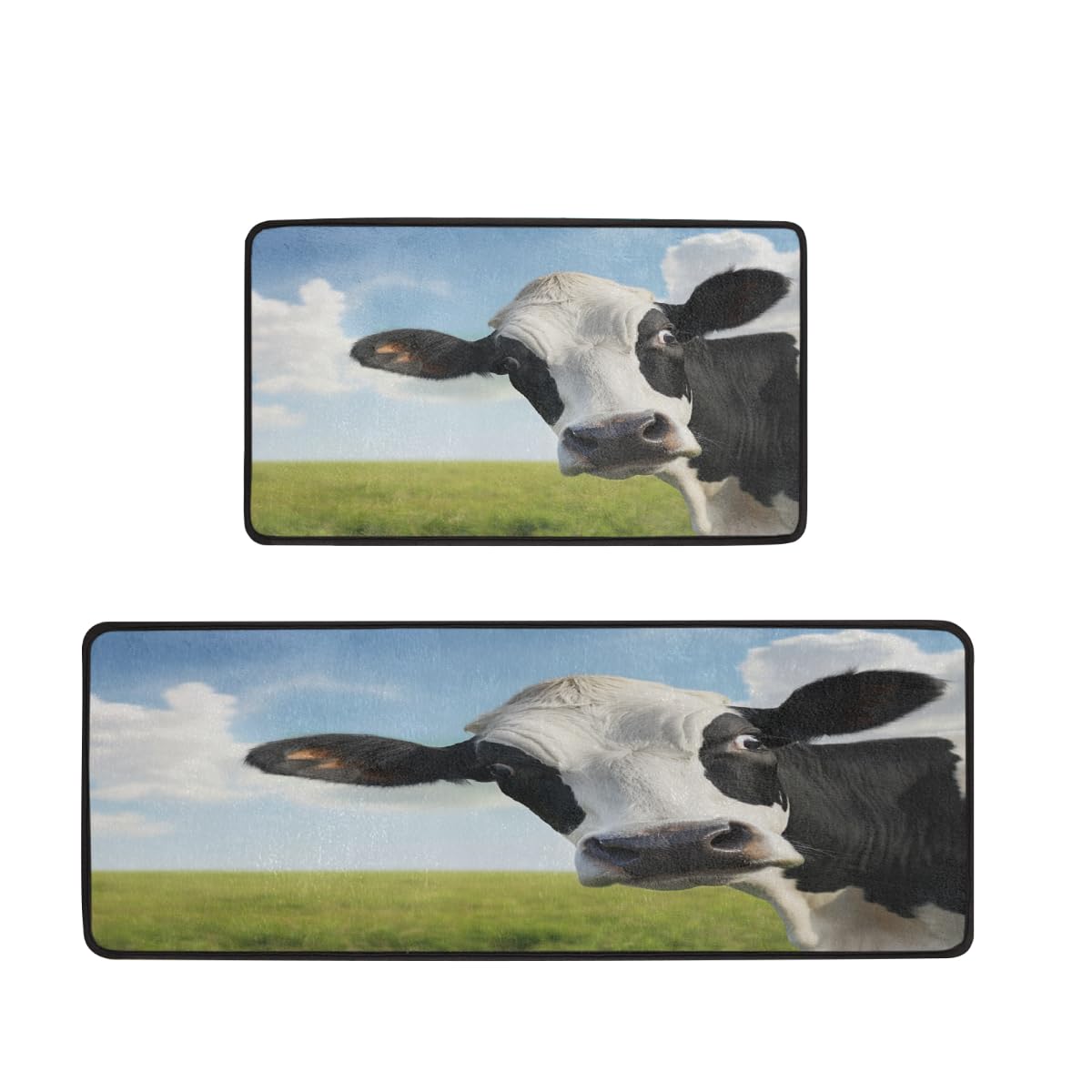 Tapetes de cocina con diseño de granja Mexpekil de dos piezas para decorar tu hogar