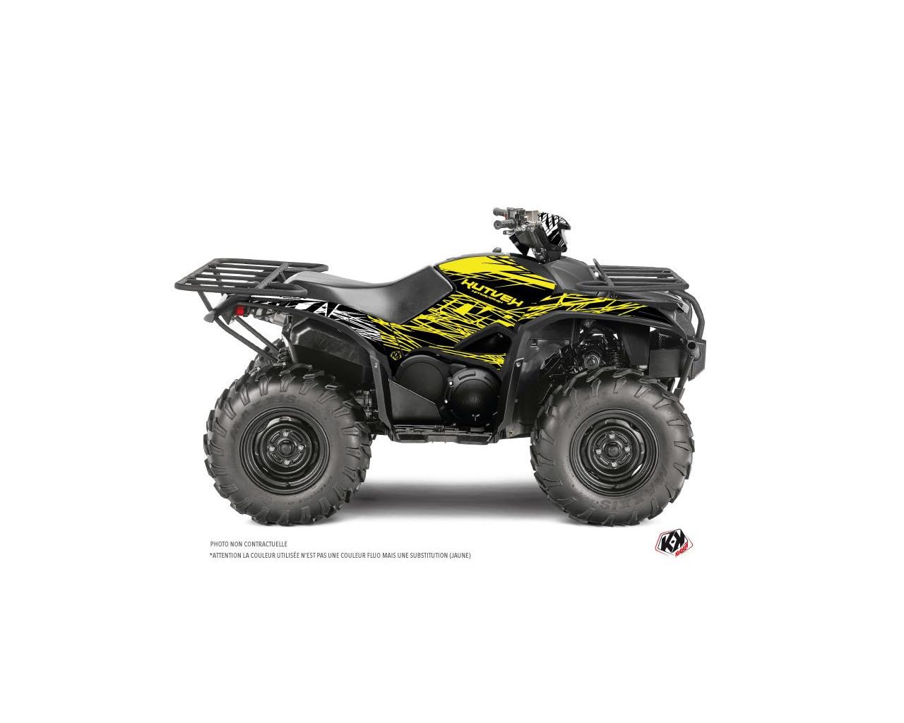 Kit de decoración para quad Yamaha Kodiak 700-708 Eraser Fluo Amarillo 3