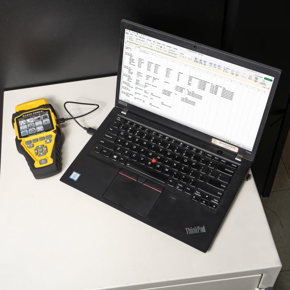 Klein Tools VDV999770 Replacement Leads for Klein Tools Scout Pro Max Network Cable Tester (Cat. No. VDV501-770), (RJ11/RJ12/RJ45) F-Connector Cables