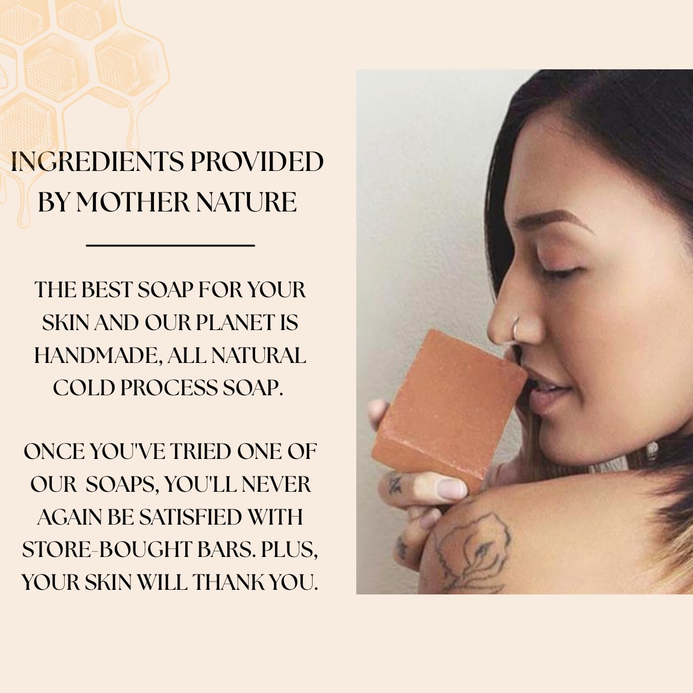 Turmeric and Manuka Honey Soap Bar for Body & Face, Natural Turmeric Soap with Organic Aloe Vera, Shea Butter & Calendula - Gentle For All Skin Types, Unscented 4.5 oz Bar. (6, Unscented)
