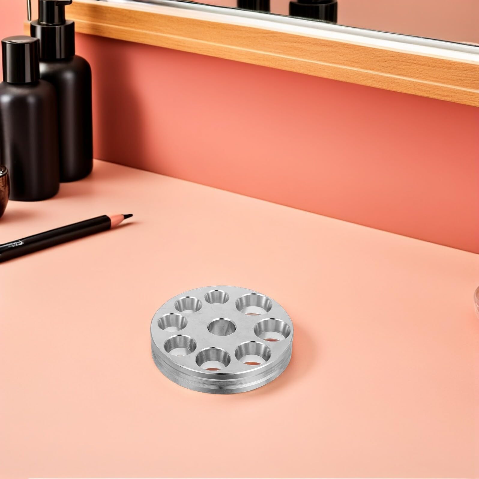 IWOWHERO Herramienta Expansora de Joyería con Placa de Acero al Carbono para Ajuste de Anillos Ranuras para Tallas Múltiples Accesorio para Reparación y Personalización de Anillos