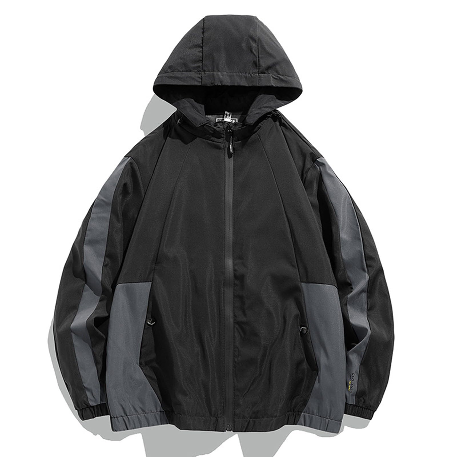 Abbigliamento Impermeabile Uomo Con Cappuccio Giacca Antipioggia Cordoncino Utility Traspirante Poncho Vestiti A Secchezza Rapida Giacca Leggera per Escursioni