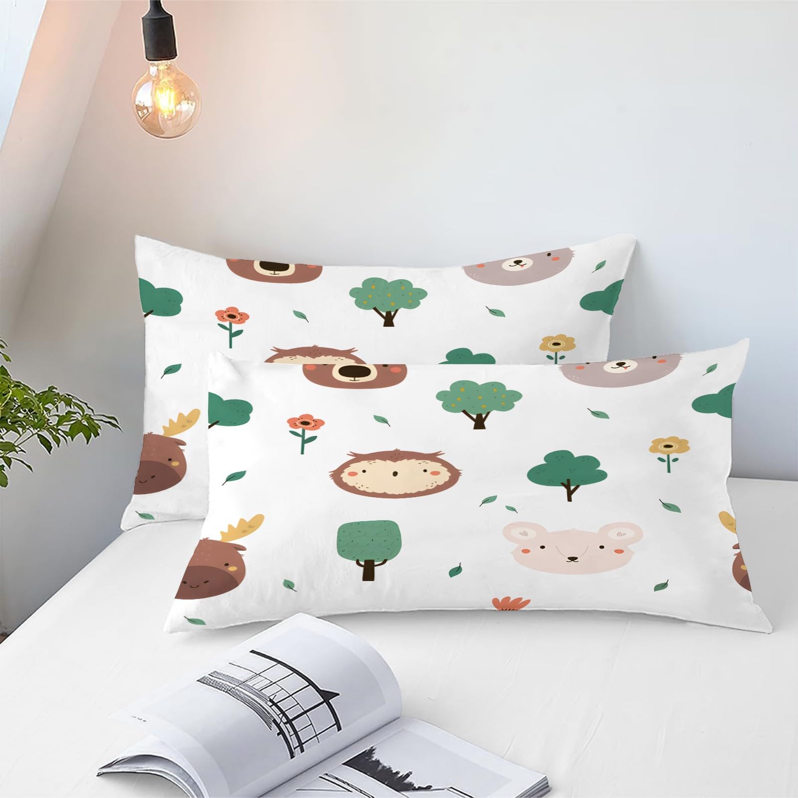 Kołdra 220x240 4 pory roku biały las kołdra 2 osoby 220x240, kołdra z nadrukiem 220x240 Kołdra bez poszwy można prać w pralce, 1 dwustronna kołdra i 2 poszewki na poduszki BC345