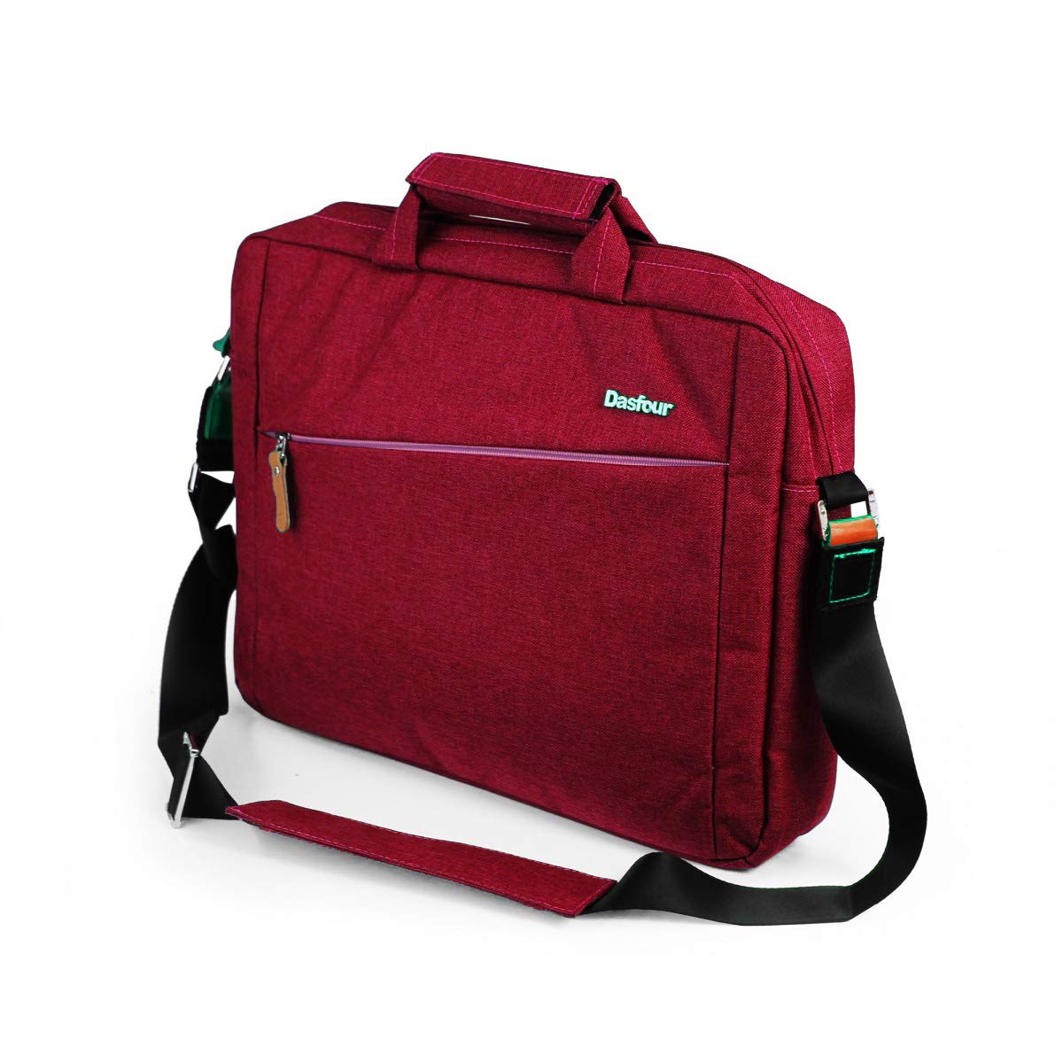 Style Homez Unisex Hi-Style Oxford Office Laptop Bag Messenger 14.1", JAM Red