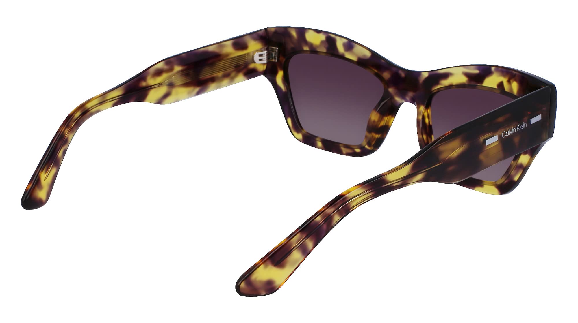 Calvin Klein Women's Sunglasses CK23503S - Purple Havana with Gradient Violet Grey Lens