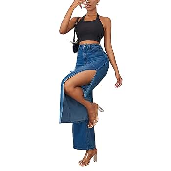 パンツ Andequal back slit curve denim pants M 61WtoS3OhiL._SY350_QL65_.jpg