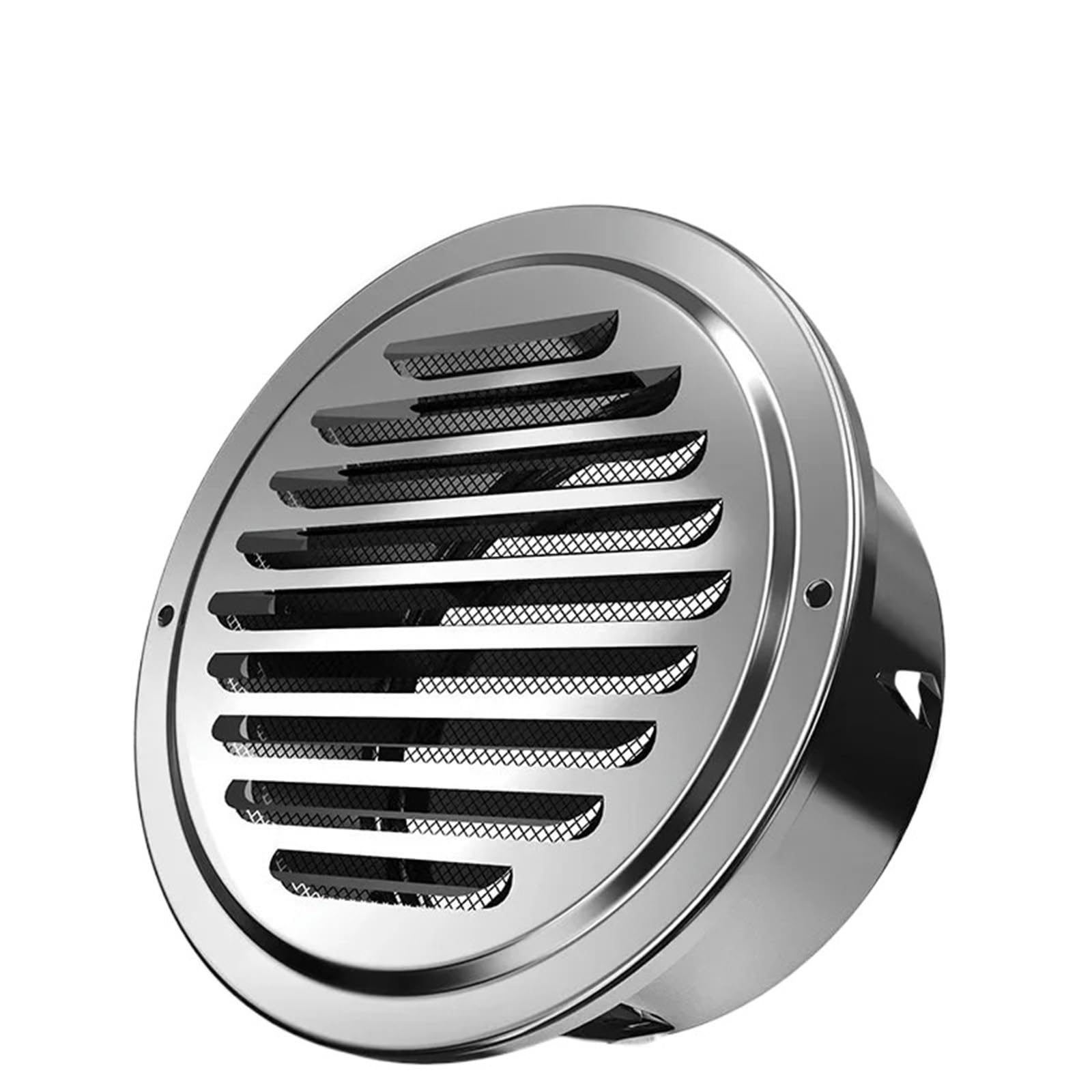 Ventilation Grilles Stainless Steel Wall Ceiling Air Vent Exhaust Hood Ducting Ventilation Waterproof Vents Cap Grille(150mm)