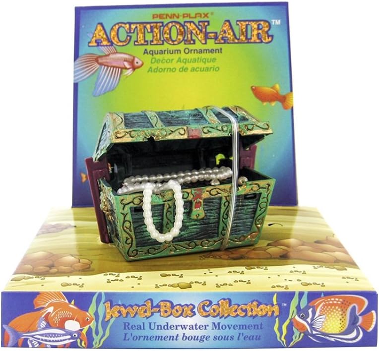 Penn-Plax Shipwreck Aquarium Decoration Ornament with Moving Masts, Lifeboat, and Bubble Action