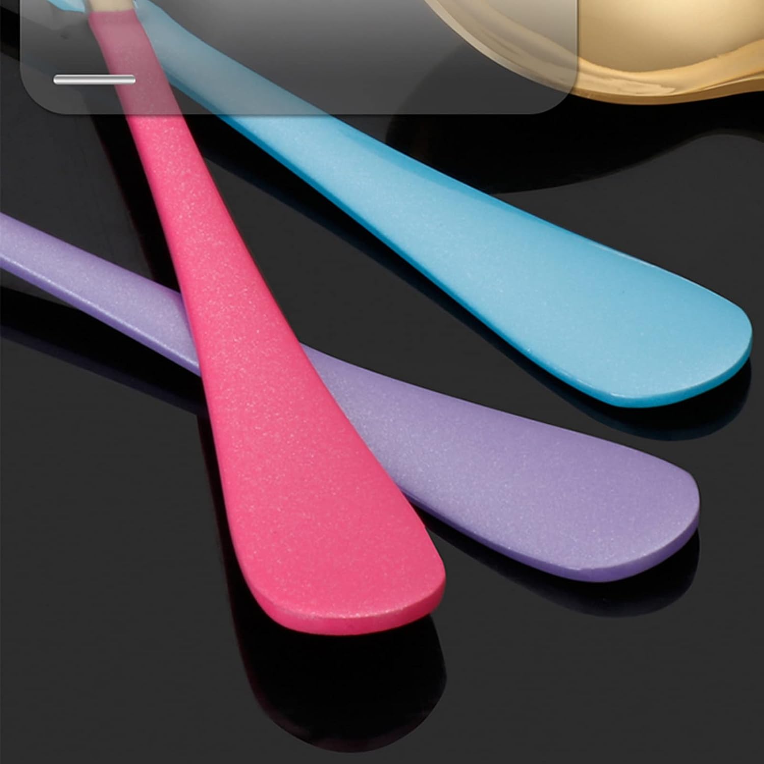 Fine Spoons 4 Spoons Set Creative Cute Stainless Steel Household Net Red Spoon Long Handle Small Soup Spoon Eating Spoon Dessert Spoon Soup Spoons