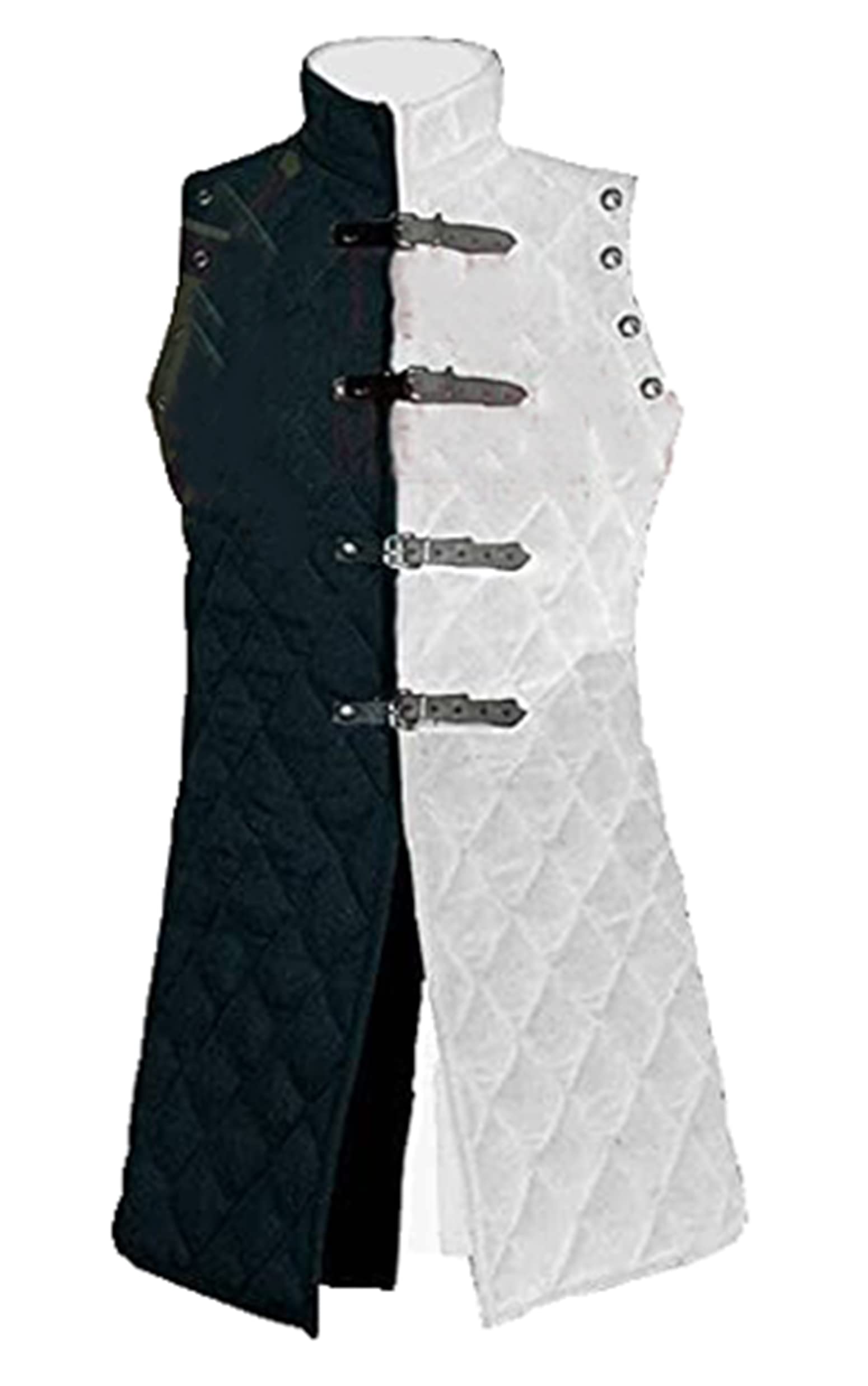 Gambeson Jacket Vest Thick Padded Sleeve-Less Jacket Coat Aketon Jacket Armor Cotton Fabrics Dress SCA LARP by ITS Medieval