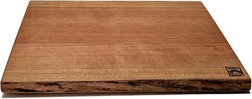 Andrew Pearce Tabla de cortar de madera de doble borde vivo (grande)